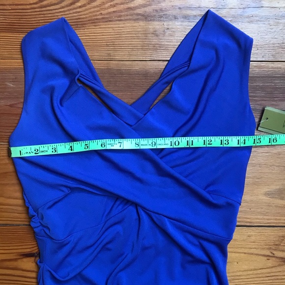 Nicole Miller Royal Blue Gown, NWT
